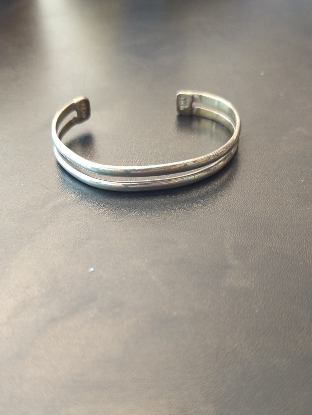 Split Sterling Silver Cuff